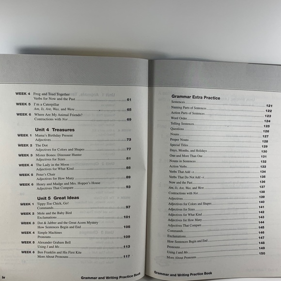 Grammar and Writing Practice Book Grade 1 - Picture 5 of 6